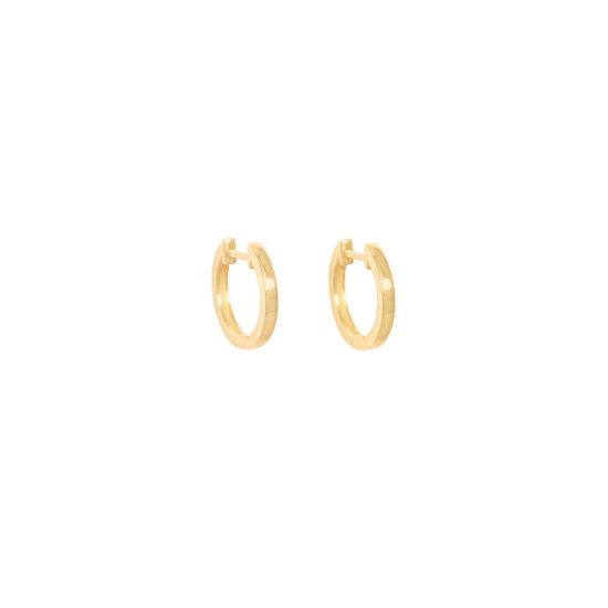 juno medium hoops gold alveare jewelry