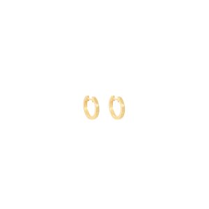 juno small hoops gold alveare jewelry