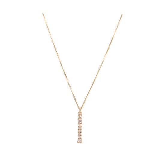 linearis necklace white diamonds astrum