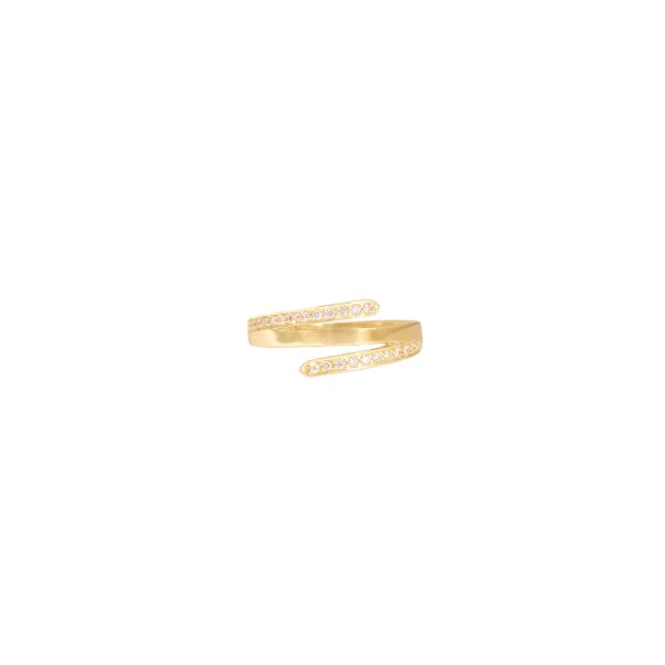 ring gold alveare jewelry