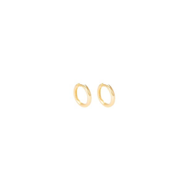 hoops gold earrings alveare jewelry